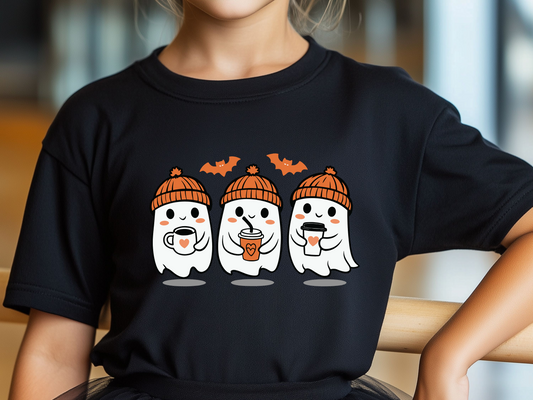 Kids Halloween Ghost Tee