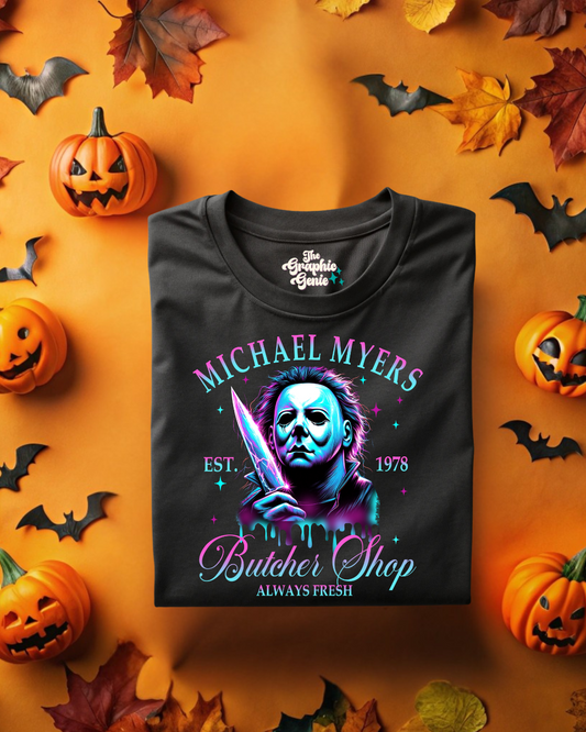 Neon Michael Myers Tee