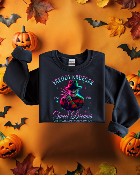 Neon Freddy Krueger Crewneck