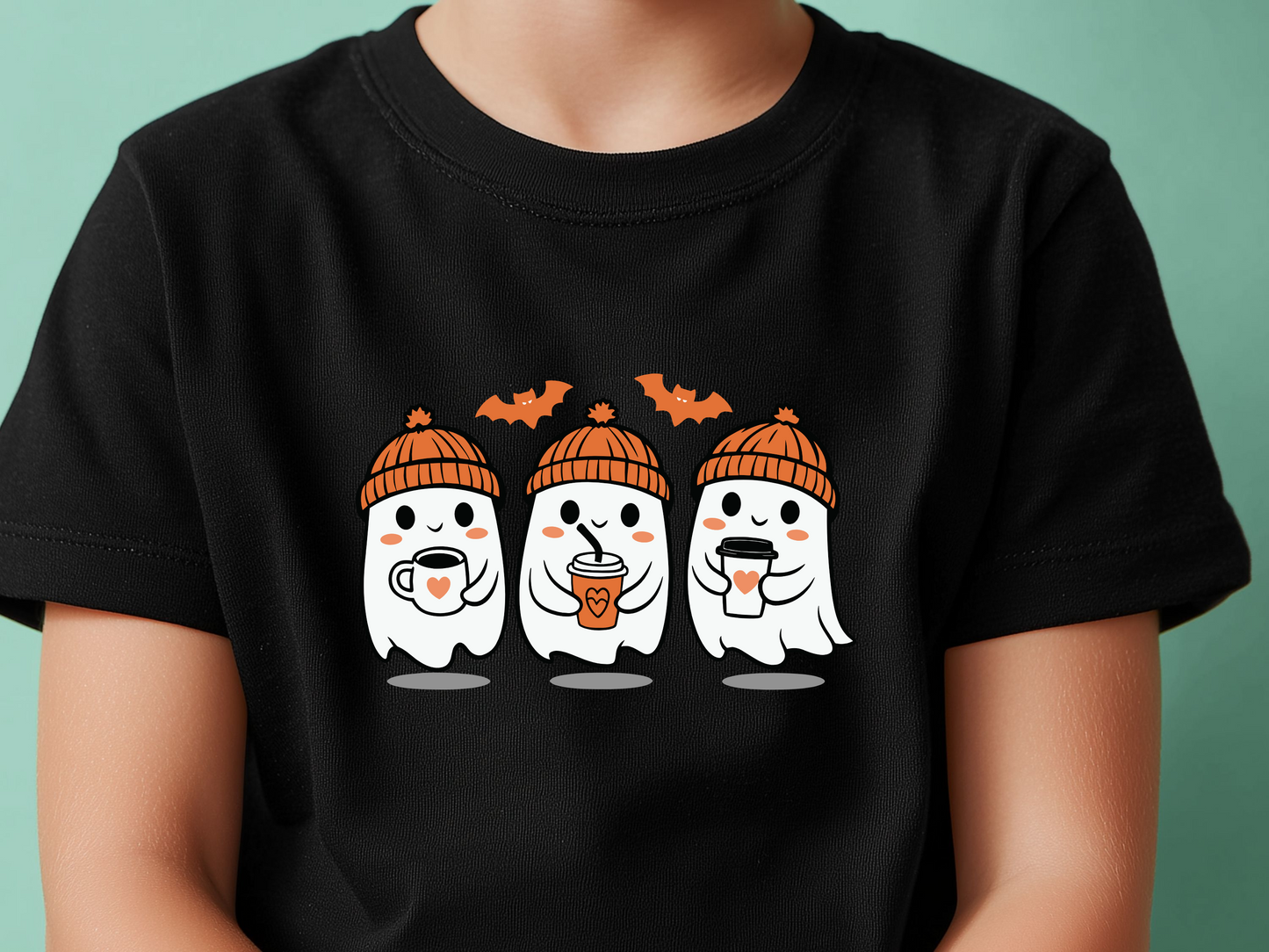 Kids Halloween Ghost Tee