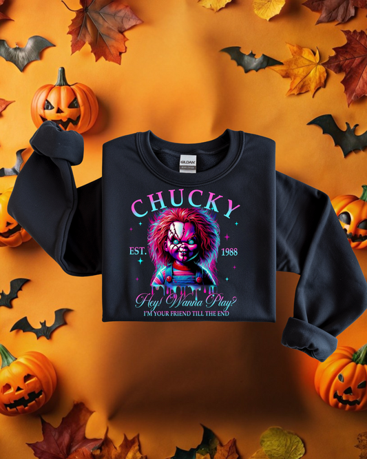Neon Chucky Crewneck