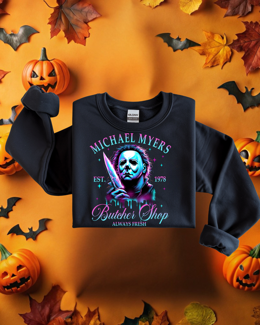 Neon Michael Myers Crewneck